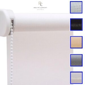 Cortina Roller Mesh Screen Traslucida 240x210 cm Lista para Instalar